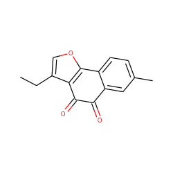 CCc1coc2c1C(=O)C(=O)c1cc(C)ccc1-2 ZINC001772650276