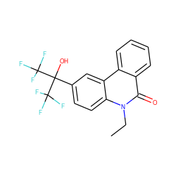 CCn1c(=O)c2ccccc2c2cc(C(O)(C(F)(F)F)C(F)(F)F)ccc21 ZINC000049112663