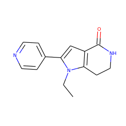 CCn1c(-c2ccncc2)cc2c1CCNC2=O ZINC000028970421