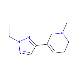 CCn1ncc(C2=CCCN(C)C2)n1 ZINC000000019650