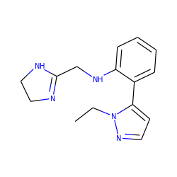 CCn1nccc1-c1ccccc1NCC1=NCCN1 ZINC000013488555