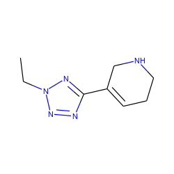 CCn1nnc(C2=CCCNC2)n1 ZINC000013739801