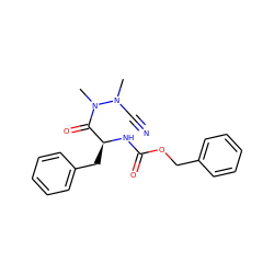 CN(C#N)N(C)C(=O)[C@H](Cc1ccccc1)NC(=O)OCc1ccccc1 ZINC000045385850