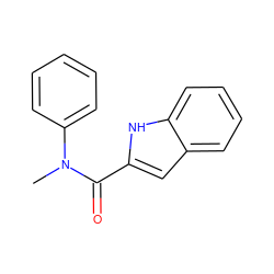 CN(C(=O)c1cc2ccccc2[nH]1)c1ccccc1 ZINC000000338381