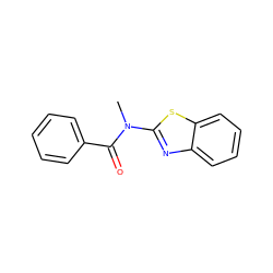 CN(C(=O)c1ccccc1)c1nc2ccccc2s1 ZINC000000320651