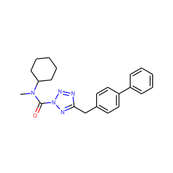 CN(C(=O)n1nnc(Cc2ccc(-c3ccccc3)cc2)n1)C1CCCCC1 ZINC000096258167