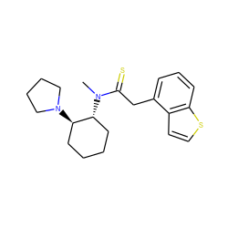 CN(C(=S)Cc1cccc2sccc12)[C@@H]1CCCC[C@H]1N1CCCC1 ZINC000029346812