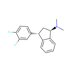 CN(C)[C@@H]1C[C@@H](c2ccc(F)c(F)c2)c2ccccc21 ZINC000029482129