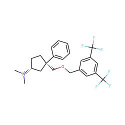 CN(C)[C@@H]1CC[C@@](COCc2cc(C(F)(F)F)cc(C(F)(F)F)c2)(c2ccccc2)C1 ZINC000035998235