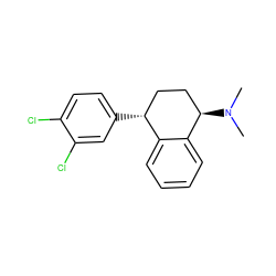 CN(C)[C@@H]1CC[C@@H](c2ccc(Cl)c(Cl)c2)c2ccccc21 ZINC000029315217