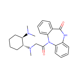 CN(C)[C@@H]1CCCC[C@H]1N(C)CC(=O)N1c2ccccc2NC(=O)c2ccccc21 ZINC000084617150