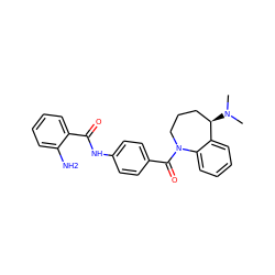 CN(C)[C@@H]1CCCN(C(=O)c2ccc(NC(=O)c3ccccc3N)cc2)c2ccccc21 ZINC000013758046