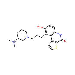 CN(C)[C@@H]1CCCN(CCCc2c(O)ccc3[nH]c(=O)c4sccc4c23)C1 ZINC000165146889