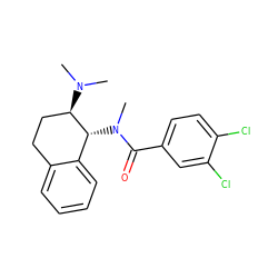 CN(C)[C@@H]1CCc2ccccc2[C@H]1N(C)C(=O)c1ccc(Cl)c(Cl)c1 ZINC000029548874