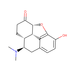 CN(C)[C@@H]1Cc2ccc(O)c3c2[C@H]2[C@@H](O3)C(=O)CC[C@H]21 ZINC000049037310