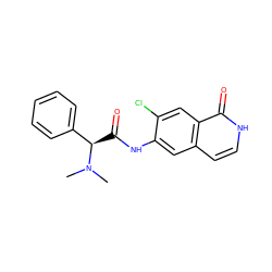 CN(C)[C@H](C(=O)Nc1cc2cc[nH]c(=O)c2cc1Cl)c1ccccc1 ZINC000084557156