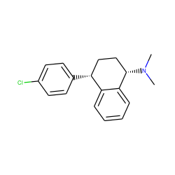 CN(C)[C@H]1CC[C@@H](c2ccc(Cl)cc2)c2ccccc21 ZINC000029324295