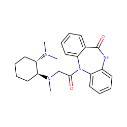 CN(C)[C@H]1CCCC[C@@H]1N(C)CC(=O)N1c2ccccc2NC(=O)c2ccccc21 ZINC000084634889