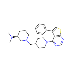 CN(C)[C@H]1CCCN(CC2CCN(c3ncnc4scc(-c5ccccc5)c34)CC2)C1 ZINC000146523501