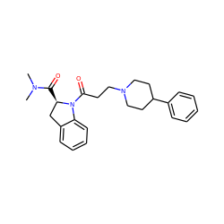 CN(C)C(=O)[C@@H]1Cc2ccccc2N1C(=O)CCN1CCC(c2ccccc2)CC1 ZINC000084725018