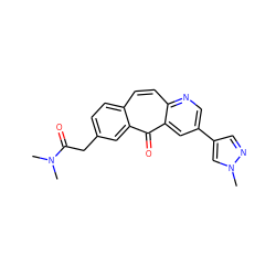 CN(C)C(=O)Cc1ccc2ccc3ncc(-c4cnn(C)c4)cc3c(=O)c2c1 ZINC000095584938