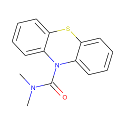 CN(C)C(=O)N1c2ccccc2Sc2ccccc21 ZINC000003014186