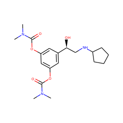 CN(C)C(=O)Oc1cc(OC(=O)N(C)C)cc([C@@H](O)CNC2CCCC2)c1 ZINC001772653687