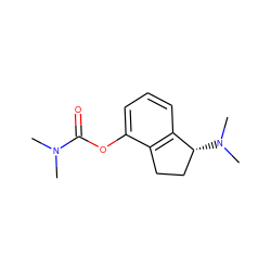 CN(C)C(=O)Oc1cccc2c1CC[C@H]2N(C)C ZINC000013492310