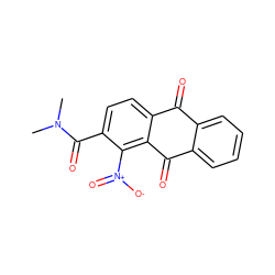 CN(C)C(=O)c1ccc2c(c1[N+](=O)[O-])C(=O)c1ccccc1C2=O ZINC000004573364