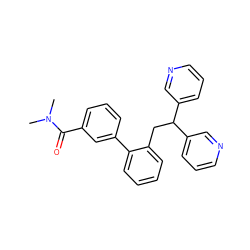 CN(C)C(=O)c1cccc(-c2ccccc2CC(c2cccnc2)c2cccnc2)c1 ZINC000114776375