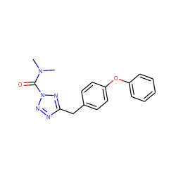 CN(C)C(=O)n1nnc(Cc2ccc(Oc3ccccc3)cc2)n1 ZINC000096258104