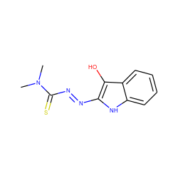 CN(C)C(=S)N=Nc1[nH]c2ccccc2c1O ZINC000299813238