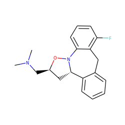 CN(C)C[C@@H]1C[C@H]2c3ccccc3Cc3c(F)cccc3N2O1 ZINC000013437171