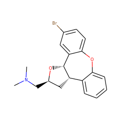 CN(C)C[C@@H]1C[C@H]2c3ccccc3Oc3ccc(Br)cc3[C@H]2O1 ZINC000028521181