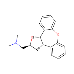 CN(C)C[C@@H]1C[C@H]2c3ccccc3Oc3ccccc3[C@H]2O1 ZINC000026663888