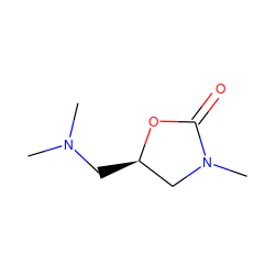 CN(C)C[C@@H]1CN(C)C(=O)O1 ZINC000096939002