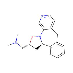 CN(C)C[C@H]1C[C@@H]2c3ccccc3Cc3ccncc3N2O1 ZINC000013819840