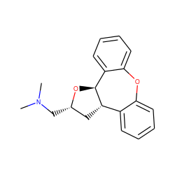 CN(C)C[C@H]1C[C@H]2c3ccccc3Oc3ccccc3[C@@H]2O1 ZINC000028523162