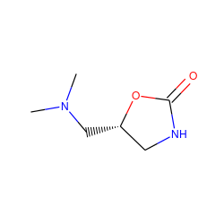 CN(C)C[C@H]1CNC(=O)O1 ZINC000096939006