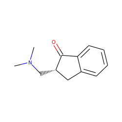 CN(C)C[C@H]1Cc2ccccc2C1=O ZINC000001634035