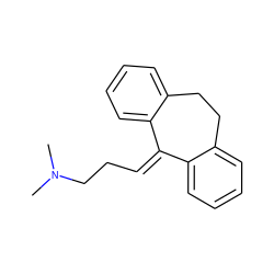 CN(C)CCC=C1c2ccccc2CCc2ccccc21 ZINC000000968257