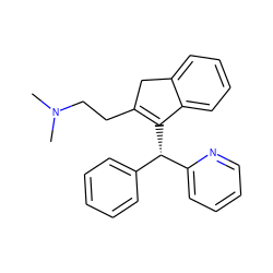 CN(C)CCC1=C([C@@H](c2ccccc2)c2ccccn2)c2ccccc2C1 ZINC000013493490