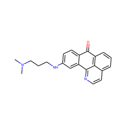 CN(C)CCCNc1ccc2c(c1)-c1nccc3cccc(c13)C2=O ZINC000073312740