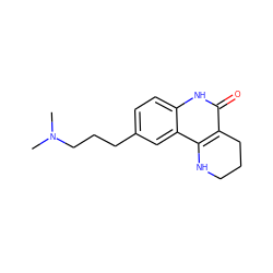 CN(C)CCCc1ccc2[nH]c(=O)c3c(c2c1)NCCC3 ZINC000118733956