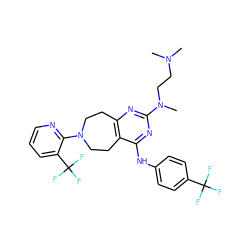 CN(C)CCN(C)c1nc2c(c(Nc3ccc(C(F)(F)F)cc3)n1)CCN(c1ncccc1C(F)(F)F)CC2 ZINC000066259554