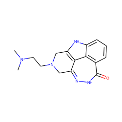 CN(C)CCN1Cc2n[nH]c(=O)c3cccc4[nH]c(c2c43)C1 ZINC000150189362