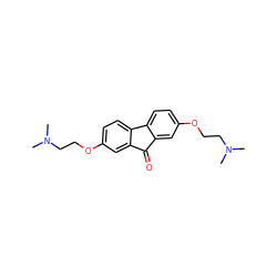 CN(C)CCOc1ccc2c(c1)C(=O)c1cc(OCCN(C)C)ccc1-2 ZINC000001488393