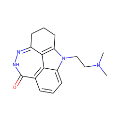 CN(C)CCn1c2c3c(n[nH]c(=O)c4cccc1c34)CCC2 ZINC000150203187