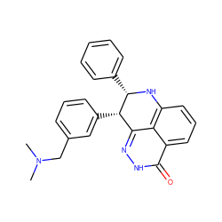 CN(C)Cc1cccc([C@H]2c3n[nH]c(=O)c4cccc(c34)N[C@H]2c2ccccc2)c1 ZINC000118624525