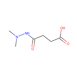 CN(C)NC(=O)CCC(=O)O ZINC000001532111